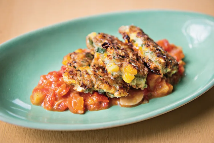 Take advantage of okra’s slime to make pillowy Summer Vegetable Scallion Pancakes